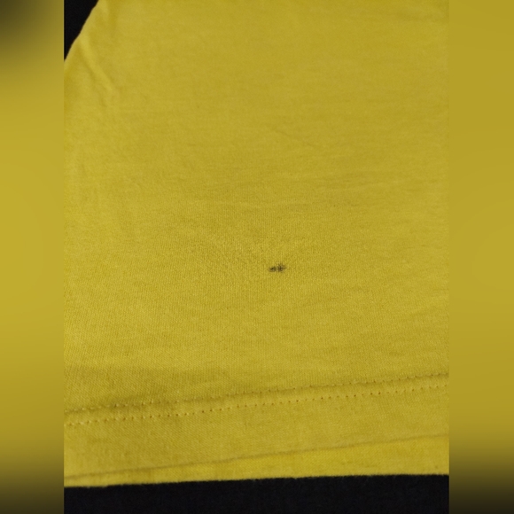 Vintage 80's Jerzees Printed T-Shirt "Clear the road!! I'm 16" ,Size:L ,Yellow - Picture 9 of 15